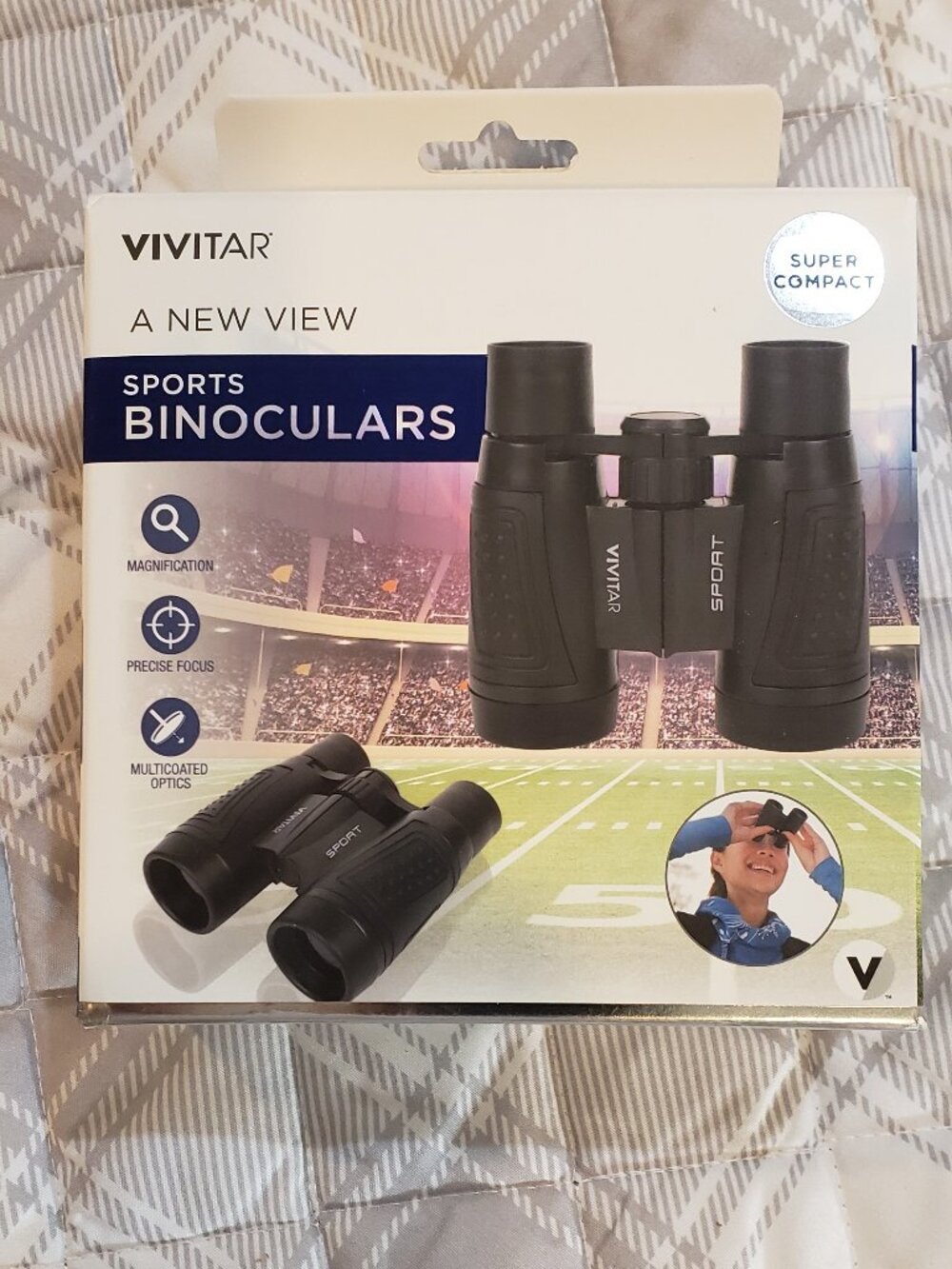Vivitar Super Compact Sports Binoculars 2170118 NEW-OUT OF BOX ONCE TO PHOTO